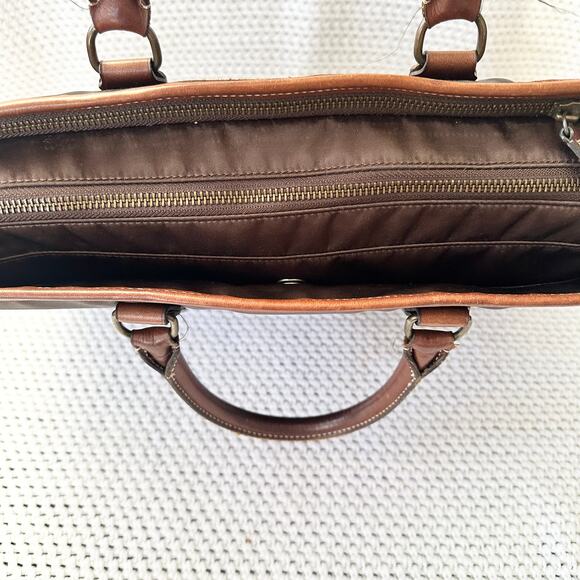 Porter Tokyo 70th Anniversary Yoshida & Co Limited Glow Brown Satin Briefcase - Picture 8 of 12